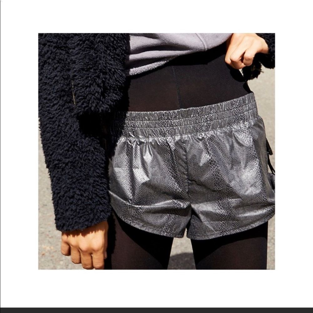 Free People Movement Diamondback Reflective Shorts